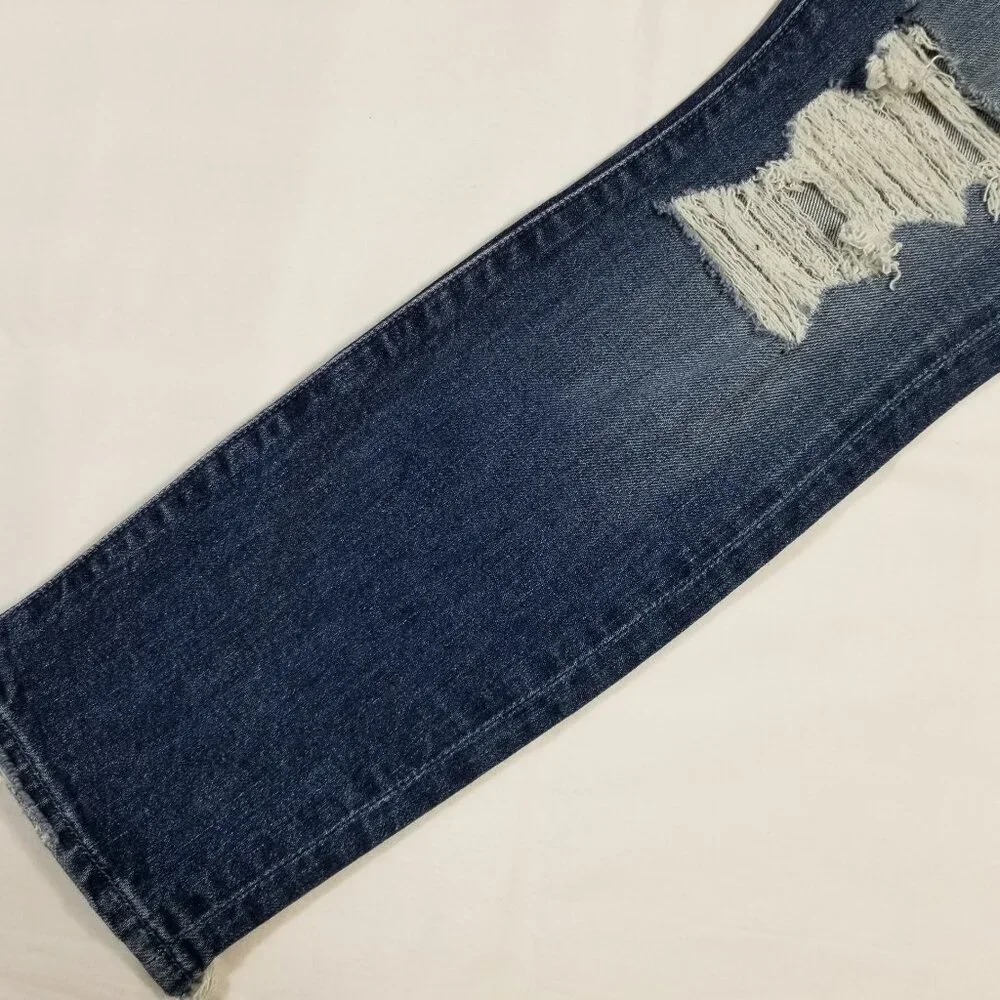 NWT MOTHER The Swooner Crop Jeans Your Treat Or Mine Distressed 24,26,27 $268